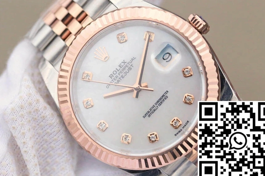 Factory White Rolex Mother-Of-Pearl M126331-0014 Datejust Dial EW 0109